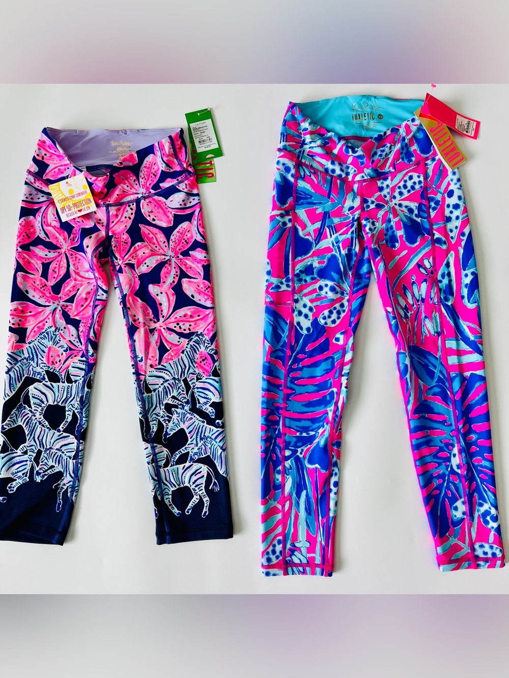 NEW WITH TAGS LILLY PULITZER WEEKENDER, LEGGING SET OF 2 SIZE XS
